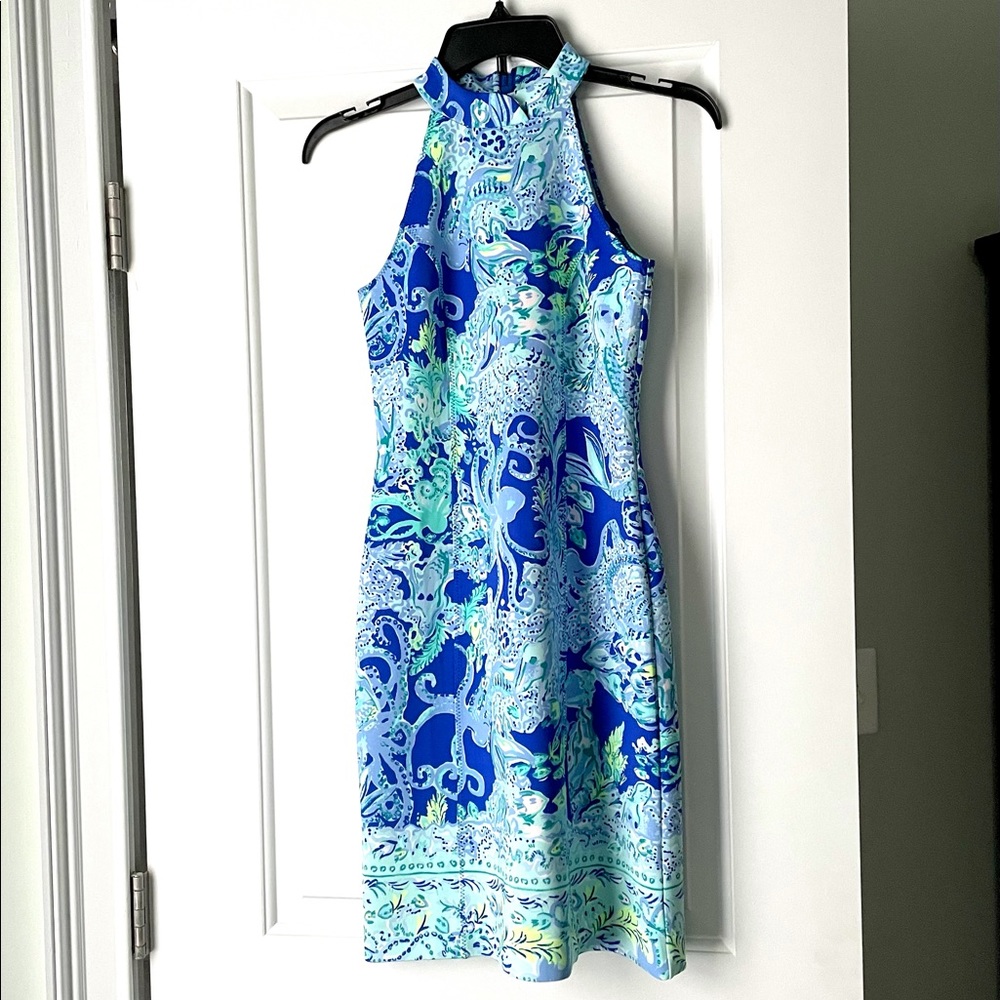 Lilly Pulitzer high neck bodycon dress